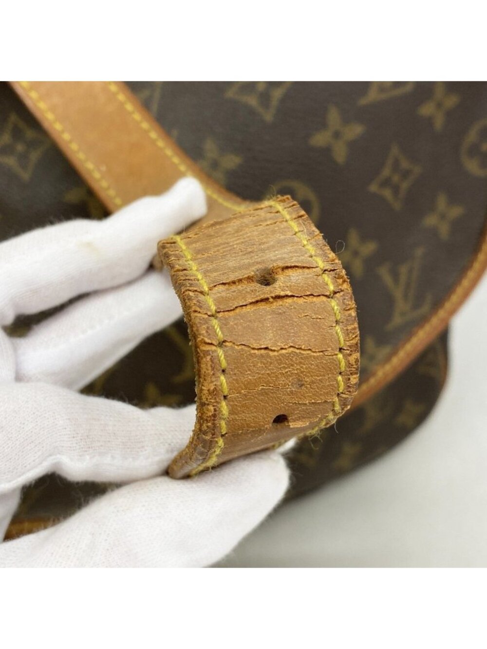 Louis Vuitton Shoulder Bag Monogram Saumur 35 Brown - Picture 6 of 10